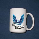 New Huge 15 Oz. 1979 White Pontiac  Trans AM LOGO  Mug