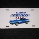 NEW 1969 Blue Chevy Yenko Camaro w/ Yenko logo License Plate FREE SHIPPING!