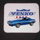New 1969 Blue Chevy Yenko Camaro w/ Yenko logo Mousepad!