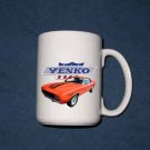 New 15 oz. 1969 Orange Chevy Yenko Camaro w/ Yenko logo  mug!