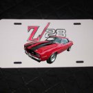 NEW 1969 Chevy Camaro Z28 License Plate FREE SHIPPING!