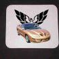 New Gold  2002 Pontiac Firebird Trans AM w/ Eagle LOGO Mousepad!