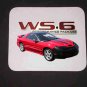 New Red  2002 Pontiac Firebird Trans AM w/ WS6 LOGO Mousepad!