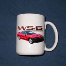 New Huge 15 Oz. Red 2002 Pontiac Firebird Trans AM w/ WS6 LOGO  Mug