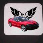 New Red 2002 Pontiac Firebird Trans AM w/ Eagle LOGO Mousepad!