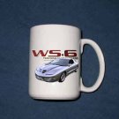 New Huge 15 Oz. Silver 2002 Pontiac Firebird Trans AM w/ WS6 LOGO  Mug
