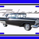 NEW 1959 Black Ford Galaxy License Plate FREE SHIPPING!