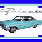 NEW 1964 Blue Ford Galaxy License Plate FREE SHIPPING! NEW 1964 Blue Ford Galaxy License Plate FREE SHIPPING!