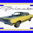 NEW 1968 Yellow Ford Galaxy License Plate FREE SHIPPING!