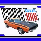 NEW 1970 Plymouth Orange AAR Cuda License Plate FREE SHIPPING!