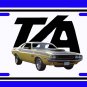 NEW Yellow 1970 Dodge Challenger TA License Plate FREE SHIPPING!