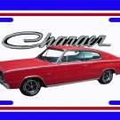 NEW Red 1966 Dodge Charger License Plate FREE SHIPPING!