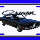 NEW Black 1969 Dodge Charger License Plate FREE SHIPPING! NEW Black 1969 Dodge Charger License Plate FREE SHIPPING!