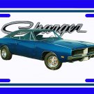 NEW Blue 1969 Dodge Charger License Plate FREE SHIPPING!