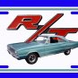 NEW Blue 1967 Dodge Coronet RT License Plate FREE SHIPPING!