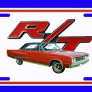 NEW Rust 1967 Dodge Coronet RT License Plate FREE SHIPPING! NEW Rust 1967 Dodge Coronet RT License Plate FREE SHIPPING!