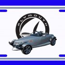 NEW 2001 Silver Plymouth Prowler License Plate FREE SHIPPING!