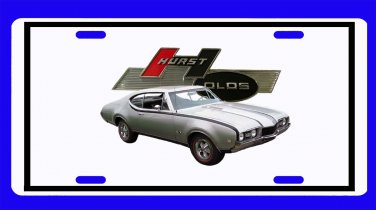NEW 1968 Hurst Olds License Plate FREE SHIPPING!