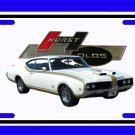 NEW 1969 Hurst Olds License Plate FREE SHIPPING!