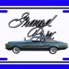 NEW Green 1969 Pontiac Grand Prix License Plate FREE SHIPPING! NEW Green 1969 Pontiac Grand Prix License Plate FREE SHIPPING!