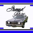 NEW Black 1972 Pontiac Grand Prix License Plate FREE SHIPPING! NEW Black 1972 Pontiac Grand Prix License Plate FREE SHIPPING!