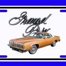 NEW Copper 1977 Pontiac Grand Prix License Plate FREE SHIPPING! NEW Copper 1977 Pontiac Grand Prix License Plate FREE SHIPPING!