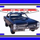 NEW Black 1967 Pontiac GTO License Plate FREE SHIPPING! NEW Black 1967 Pontiac GTO License Plate FREE SHIPPING!
