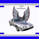 NEW 1979 Pontiac Trans AM 10th Anniversary License Plate FREE SHIPPING!