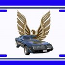 NEW 1979 Dark Blue Pontiac Trans AM License Plate FREE SHIPPING!