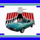 NEW 1968 Turquoise Pontiac Firebird License Plate FREE SHIPPING!