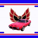 NEW 1970 Red Pontiac Formula Firebird License Plate FREE SHIPPING!