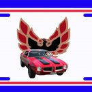 NEW 1971 Red and Black Pontiac Formula Firebird License Plate FREE SHIPPING! NEW 1971 Red and Black Pontiac Formula Firebird License Plate FREE SHIPPING!