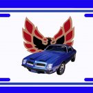 NEW 1974 Blue Pontiac Formula Firebird License Plate FREE SHIPPING!