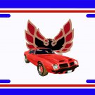NEW 1974 Red Pontiac Formula Firebird License Plate FREE SHIPPING! NEW 1974 Red Pontiac Formula Firebird License Plate FREE SHIPPING!