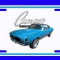 NEW 1969 Blue Chevy Camaro RS/SS License Plate FREE SHIPPING!