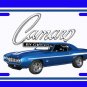 NEW 1969 Blue Chevy Yenko Camaro w/Camaro Logo License Plate FREE SHIPPING!