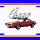 NEW 1969 Orange Chevy COPO Camaro License Plate FREE SHIPPING!