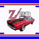 NEW 1969 Chevy Camaro  Z28 License Plate FREE SHIPPING!