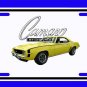 NEW 1969 Yellow Chevy Camaro RS/SS License Plate FREE SHIPPING!