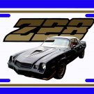 NEW 1979 Black Chevy Camaro  Z28 License Plate FREE SHIPPING!