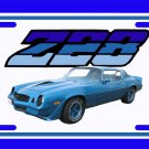 NEW 1979 Blue Chevy Camaro  Z28 License Plate FREE SHIPPING!