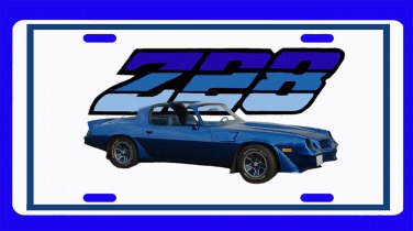 NEW 1981 Dark Blue Chevy Camaro  Z28 License Plate FREE SHIPPING!