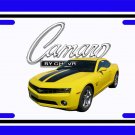 NEW 2010 Yellow Chevy Camaro License Plate FREE SHIPPING!