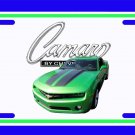 NEW 2010 Synergy Green Chevy Camaro License Plate FREE SHIPPING!