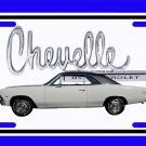 NEW 1966 White Chevy Chevelle w/ Chevelle Logo License Plate FREE SHIPPING! NEW 1966 White Chevy Chevelle w/ Chevelle Logo License Plate FREE SHIPPING!