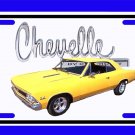 NEW 1966 Yellow Chevy Chevelle w/ Chevelle Logo License Plate FREE SHIPPING! NEW 1966 Yellow Chevy Chevelle w/ Chevelle Logo License Plate FREE SHIPPING!
