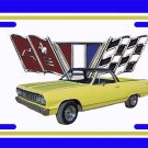 NEW Yellow 1964 Chevy El Camino License Plate FREE SHIPPING!