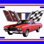 NEW 1970 Red Chevy El Camino License Plate FREE SHIPPING!