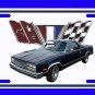 NEW 1985 Chevy El Camino License Plate FREE SHIPPING!