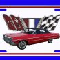 NEW 1964 Red Chevy Impala License Plate FREE SHIPPING!